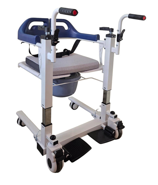 Fast Assembled Patient Lift & Transfer Wheelchair