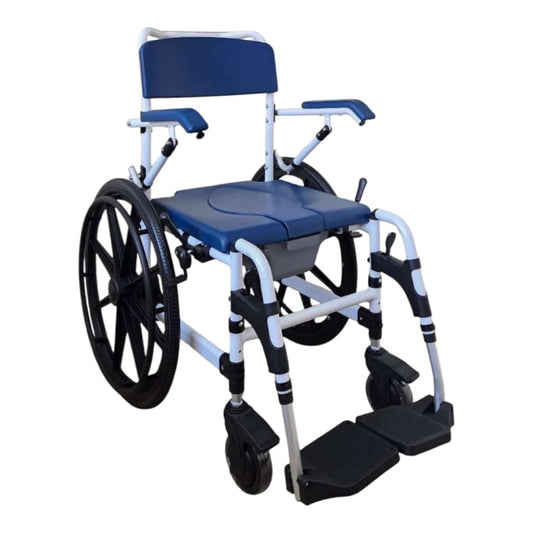 Self Propelled Multipurpose 3 in 1 Rolling Bathroom Wheelchair