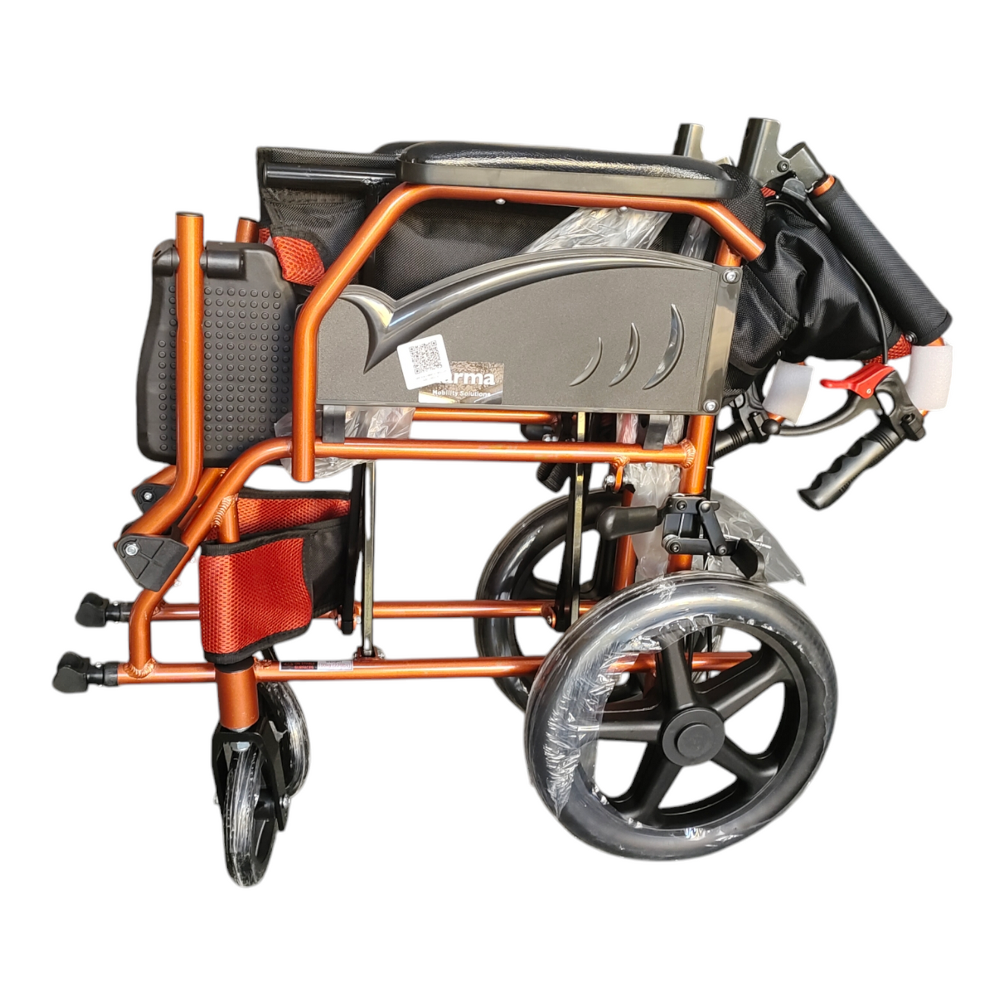 Karma Aurora 5 AWC FR Aluminium Lightweight Compact Folding Easy to Carry Travel Wheelchair