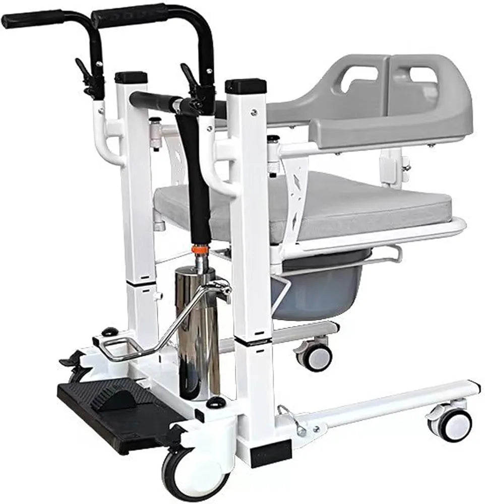 Mobility Kart Fast Assembled Hydraulic Patient Lift and Transfer Wheelchair