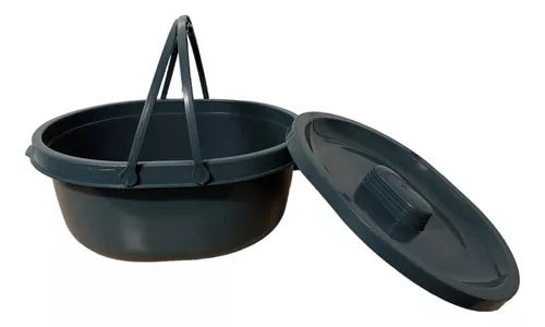 Rolling Shower Commode Aluminium Wheelchair with Flip-Up Armrest & Footrest (U Cut Seat)