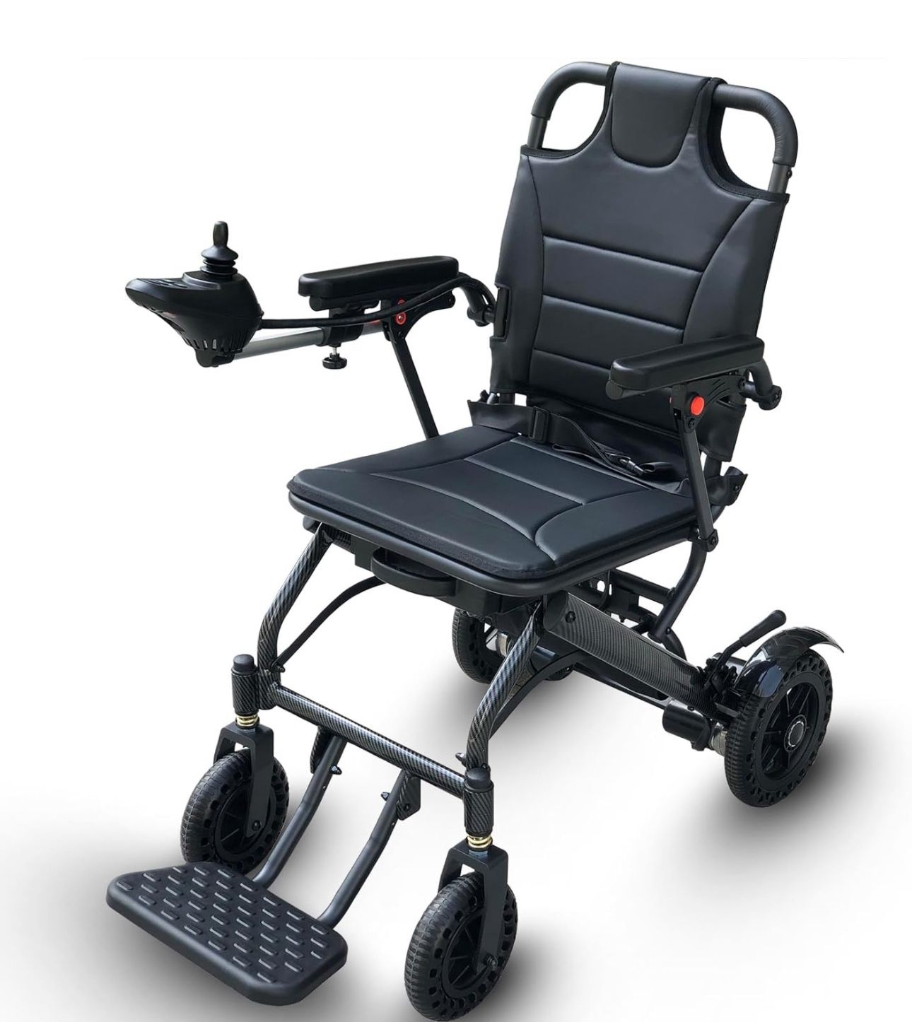 Lightest 16KG Compact Foldable Easy to Carry Electric Wheelchair with Wireless Remote