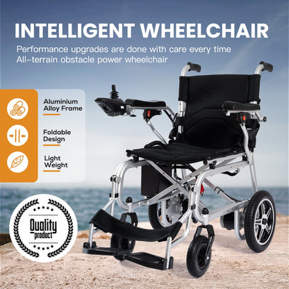 Esleh Indian Power Wheelchair with Flip-Up Armrests & Footrests