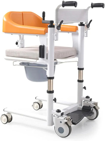 Mobility Kart Patient Lift and Transfer Chair For Narrow Bathroom Door