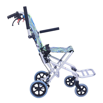 Ultra Lightweight Folding Transit Wheelchair with Carry Bag