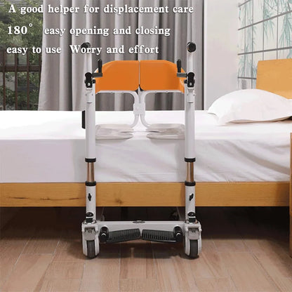 Mobility Kart Patient Lift and Transfer Chair For Narrow Bathroom Door