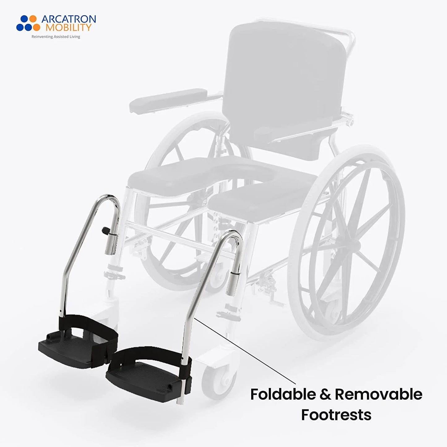 Prime SSS100 Self Propelled Shower Commode Wheelchair