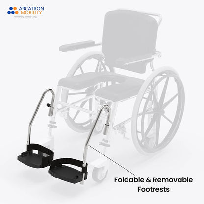 Prime SSS100 Self Propelled Shower Commode Wheelchair