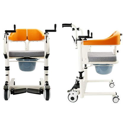 Mobility Kart Patient Lift and Transfer Chair For Narrow Bathroom Door