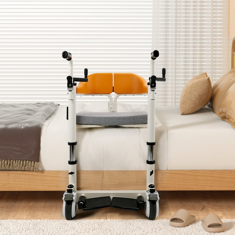 Mobility Kart Patient Lift and Transfer Chair For Narrow Bathroom Door