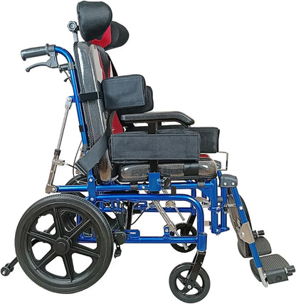 Mobility Kart Multifunction Aluminium Cerebral Palsy Wheelchair with Tilt and Reclining