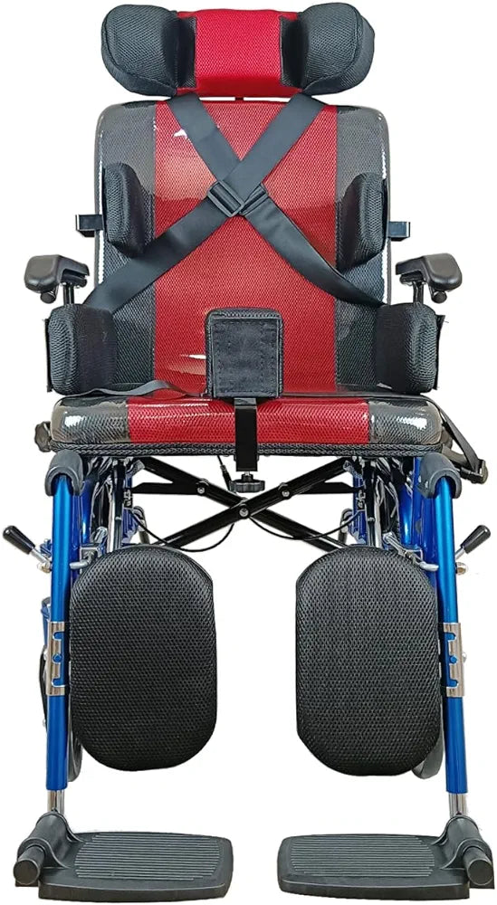 Mobility Kart Multifunction Aluminium Cerebral Palsy Wheelchair with Tilt and Reclining