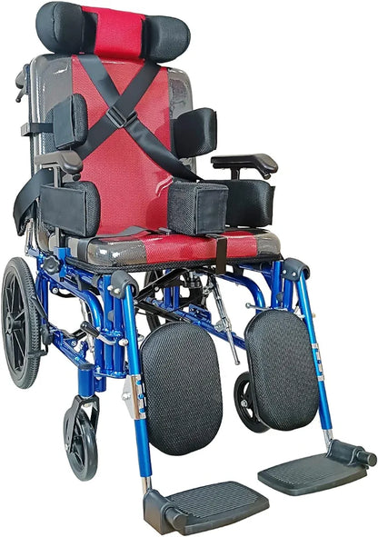 Mobility Kart Multifunction Aluminium Cerebral Palsy Wheelchair with Tilt and Reclining