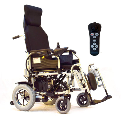 EVOX WC 104 R Reclining Power Wheelchair with Electromagnetic Brake