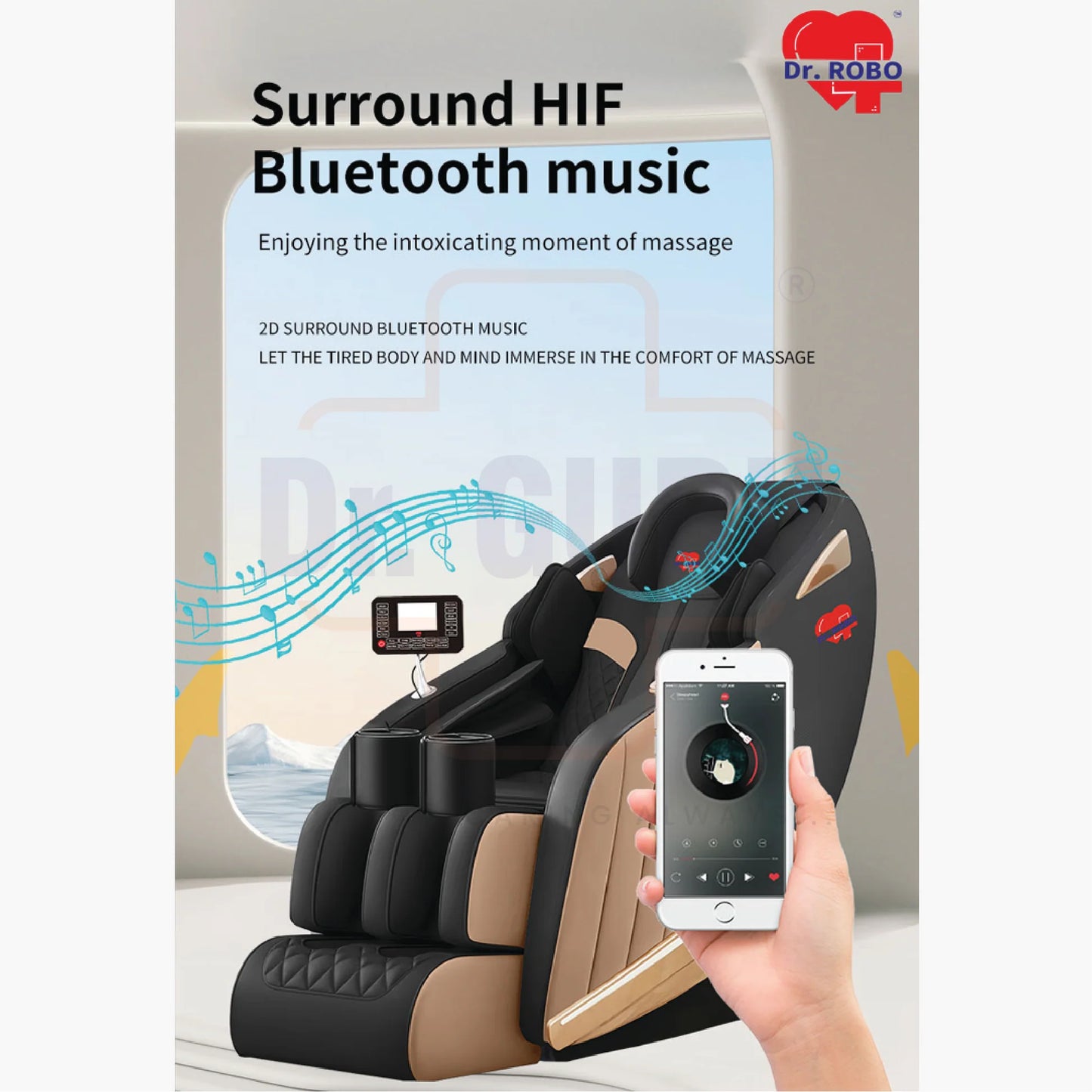 LMC022 - Luxury Massage Chair | Premium Relax Therapy | Full body Massage | Body Relaxation | AI Processor