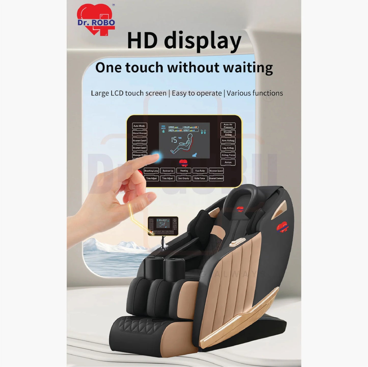 LMC022 - Luxury Massage Chair | Premium Relax Therapy | Full body Massage | Body Relaxation | AI Processor