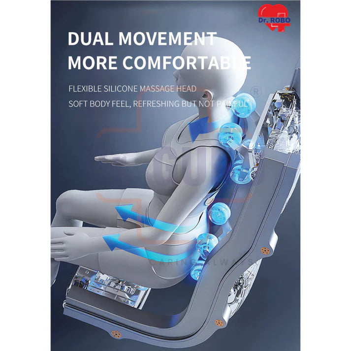 XLMC082 | Premium Sophisticated Body Massage Chair | Wireless Charging point | Bluetooth music | Zero Gravity Mode | Experience Heaven
