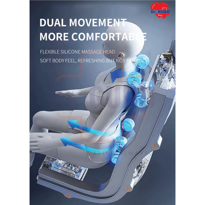 XLMC082 | Premium Sophisticated Body Massage Chair | Wireless Charging point | Bluetooth music | Zero Gravity Mode | Experience Heaven