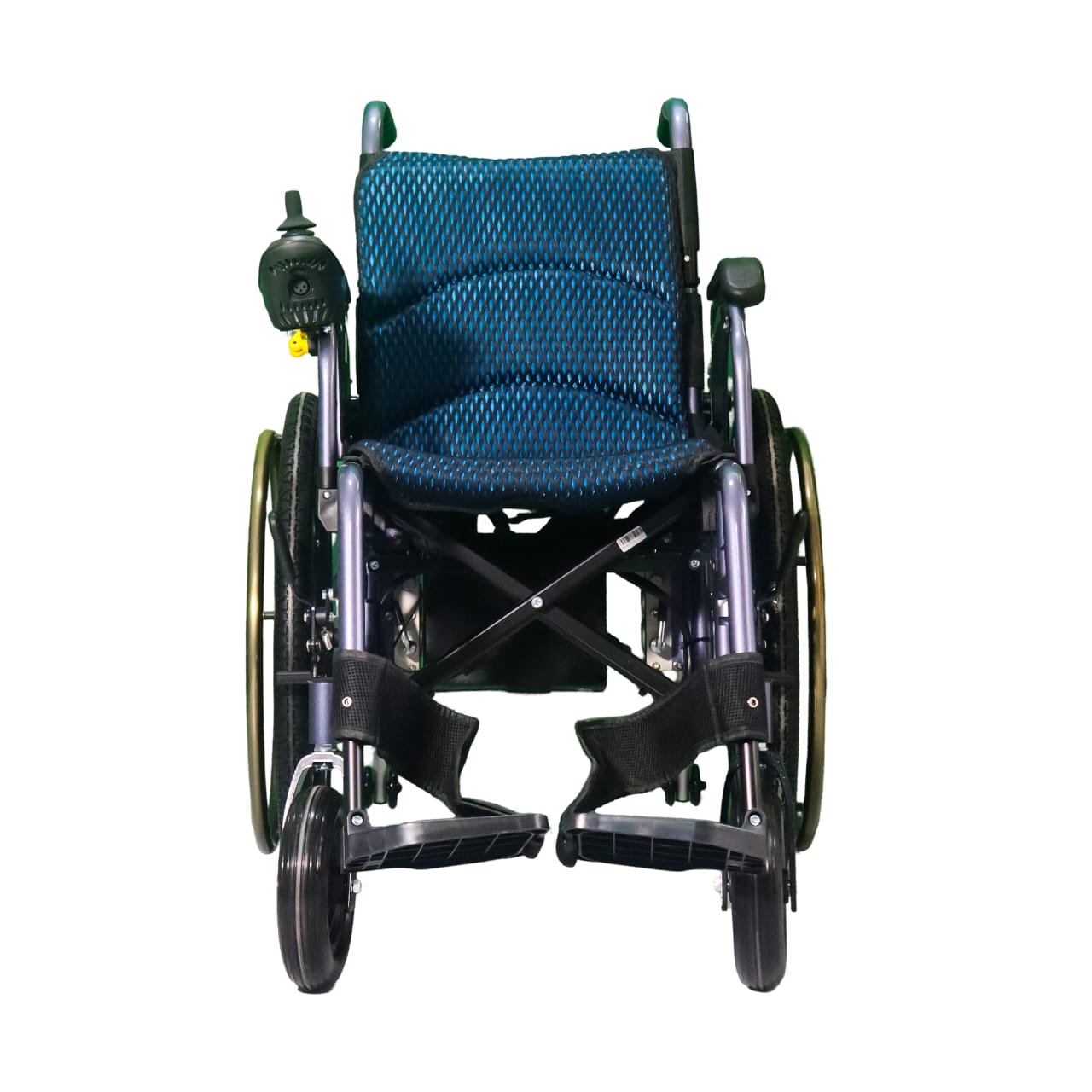 Evox wc 106 Self Propelled Light Weight Aluminum Electric Power Wheelchair with 16 Inch Seat & Lithium Ion Battery