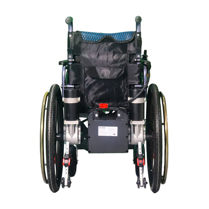 Evox wc 106 Self Propelled Light Weight Aluminum Electric Power Wheelchair with 16 Inch Seat & Lithium Ion Battery