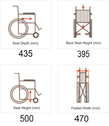 Evox WC 105E Power Wheelchair with Electromagnetic Brake