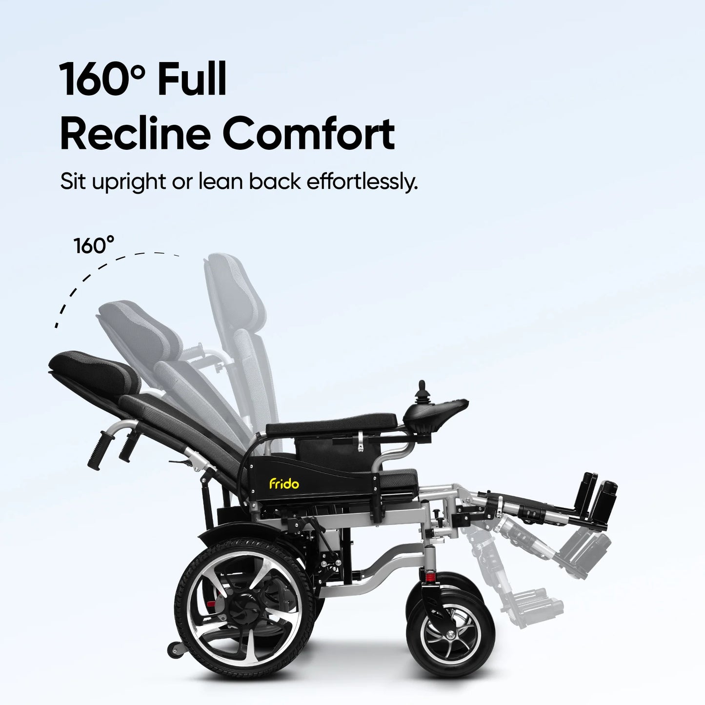 Frido Heavy Duty Recliner Electric Wheelchair