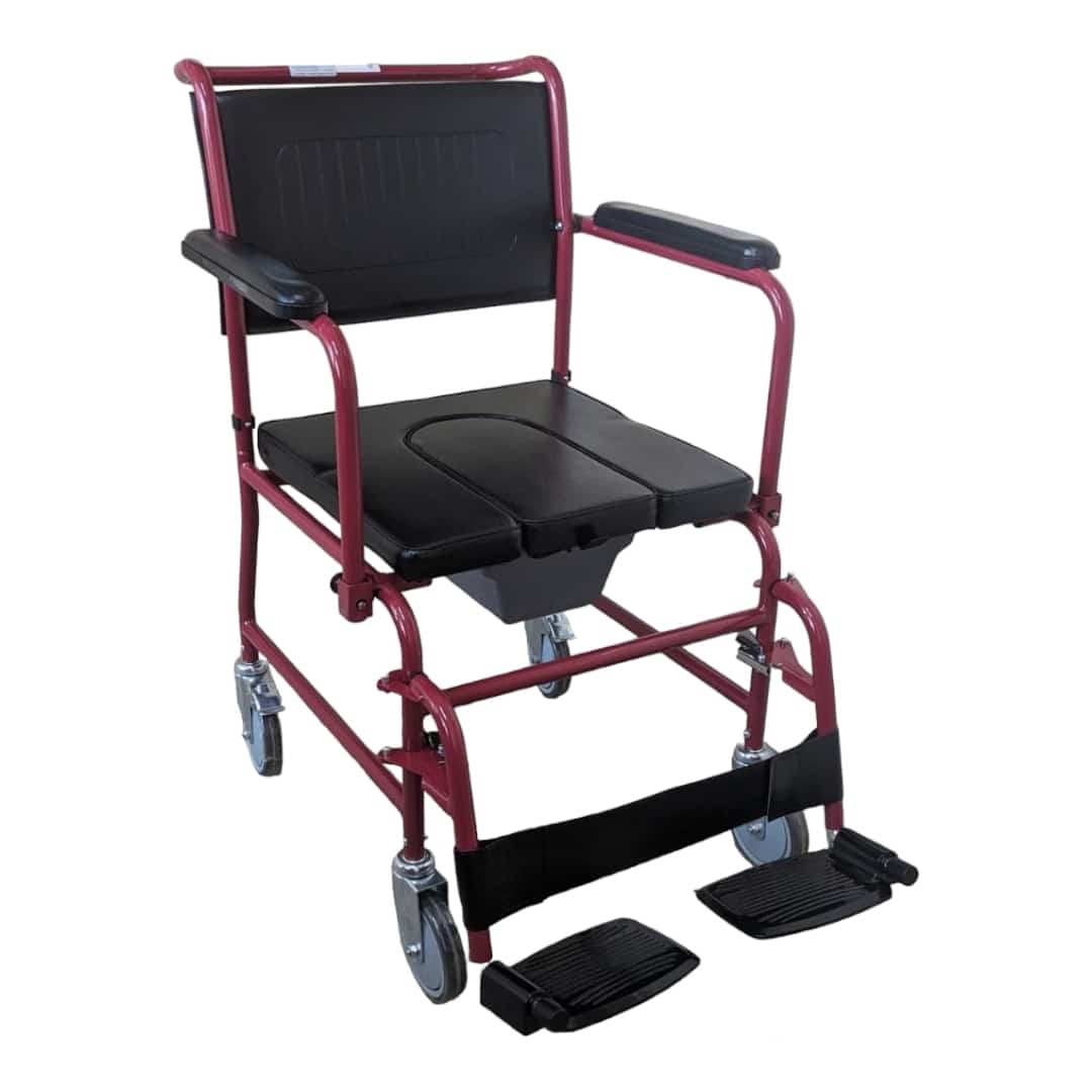 Mobilitykart Rolling Commode Wheelchair For Western Toilet – Mobility Kart