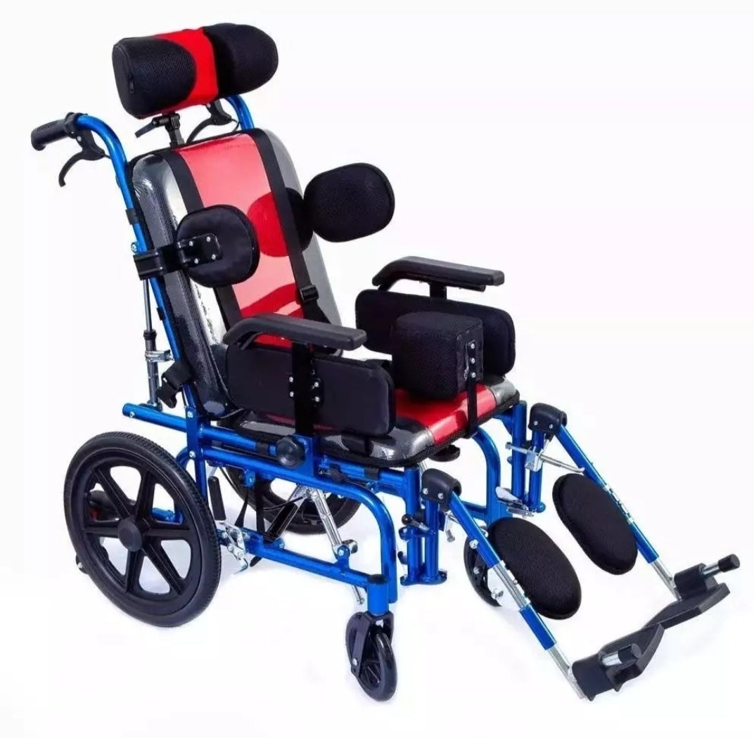 Mobility Kart Multifunction Aluminium Cerebral Palsy Wheelchair with Tilt and Reclining