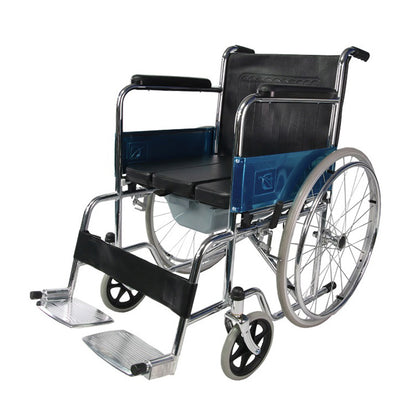 Karma Folding Commode Wheelchair