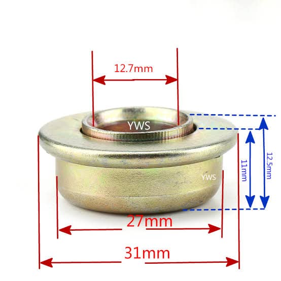 Mobility Kart Premium Imported Front Fork Bowl Castor Bearing For Wheelchair