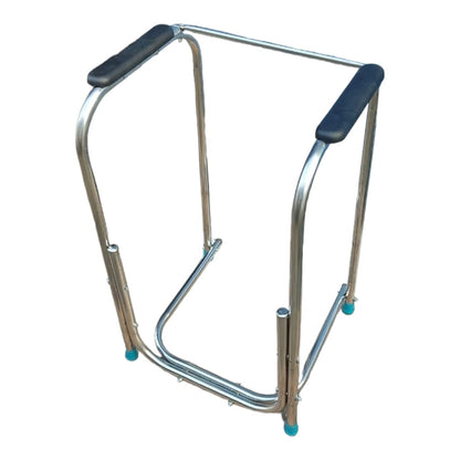 Mobility Kart Stainless Steel Free Standing Toilet Surround Rail Frame for Seniors & Patients