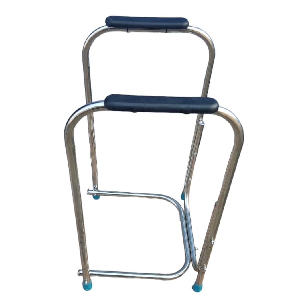 Mobility Kart Stainless Steel Free Standing Toilet Surround Rail Frame for Seniors & Patients