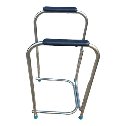 Mobility Kart Stainless Steel Free Standing Toilet Surround Rail Frame for Seniors & Patients