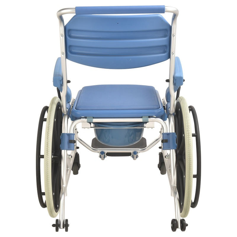 Multipurpose 3 in 1 Self Propelled Rolling Bathroom Wheelchair