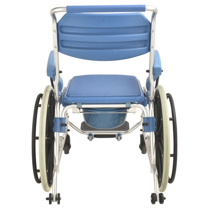 Multipurpose 3 in 1 Self Propelled Rolling Bathroom Wheelchair