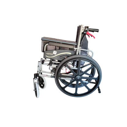 Karma KM 5000 F24 Premium Imported Aluminium Foldable Reclining Wheelchair