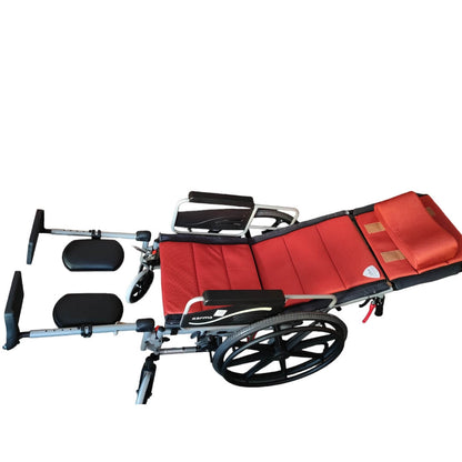 Karma KM 5000 F24 Premium Imported Aluminium Foldable Reclining Wheelchair