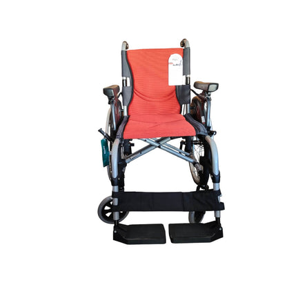 Karma S Ergo 305 Ultra Light Weight Wheelchair with Flip-Up Armrest Detachable Footrests & Removable Big Wheels