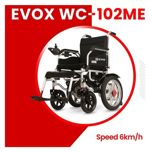 Evox WC 102ME Power Wheelchair with Electromagnetic Brake & Mag Wheels