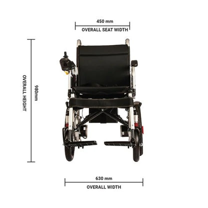 Evox WC 102ME Power Wheelchair with Electromagnetic Brake & Mag Wheels