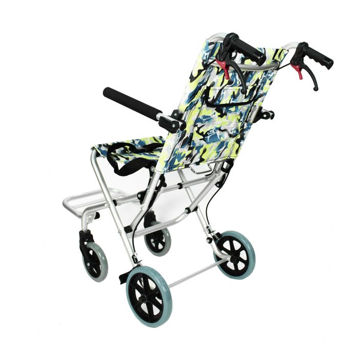 Ultra Lightweight Folding Transit Wheelchair with Carry Bag