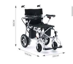 Esleh Indian Power Wheelchair with Flip-Up Armrests & Footrests