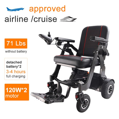 Mobile Maxx Heavy Duty Auto Folding Electric Power Wheelchair