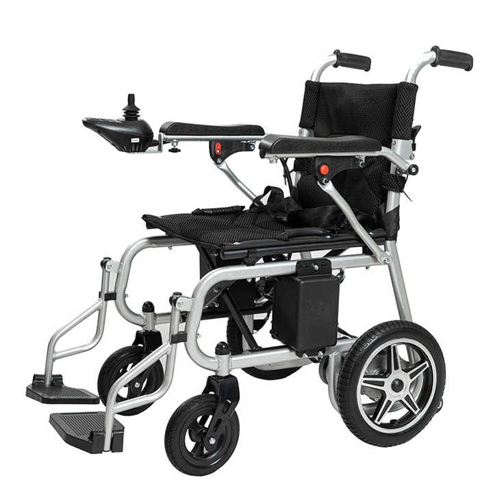 Esleh Indian Power Wheelchair with Flip-Up Armrests & Footrests