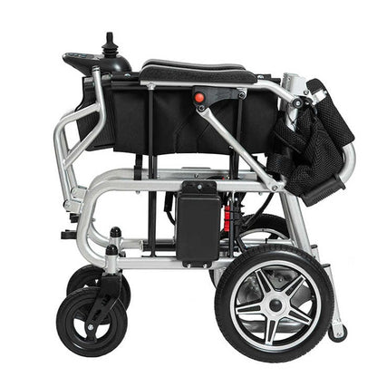 Esleh Indian Power Wheelchair with Flip-Up Armrests & Footrests