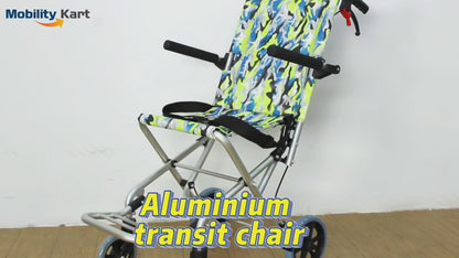 Ultra Lightweight Folding Transit Wheelchair with Carry Bag