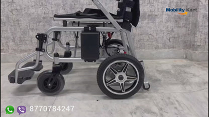 Esleh Indian Power Wheelchair with Flip-Up Armrests & Footrests