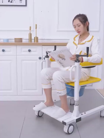 Manual Patient Lift and Transfer Wheelchair