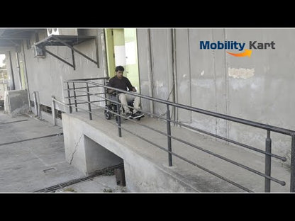 Mobilitykart Basic Power Wheelchair with Electromagnetic Break & Lithium Ion Battery