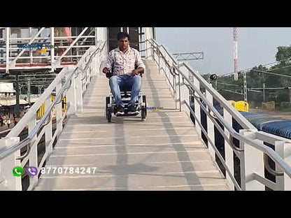 Esleh Classic Light Weight Compact Folding Power Wheelchair